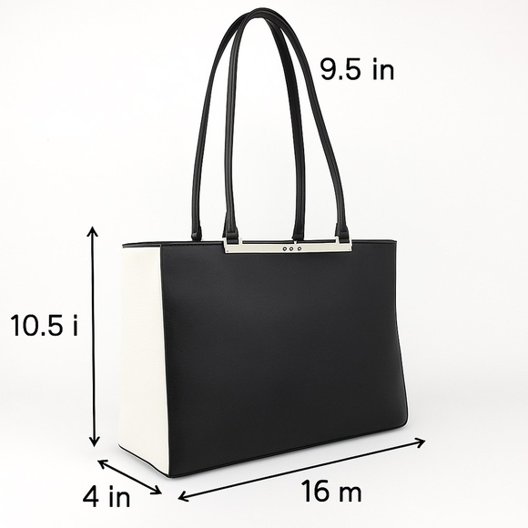 DKNY Farrah Tote - Black/White - Picture 9 of 9